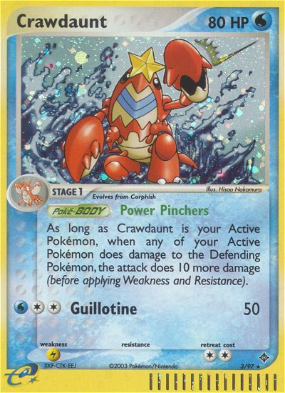 Crawdaunt (3/97) [EX: Dragon] | Play N Trade Winnipeg