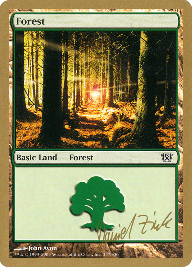 Forest (dz347) (Daniel Zink) [World Championship Decks 2003] | Play N Trade Winnipeg