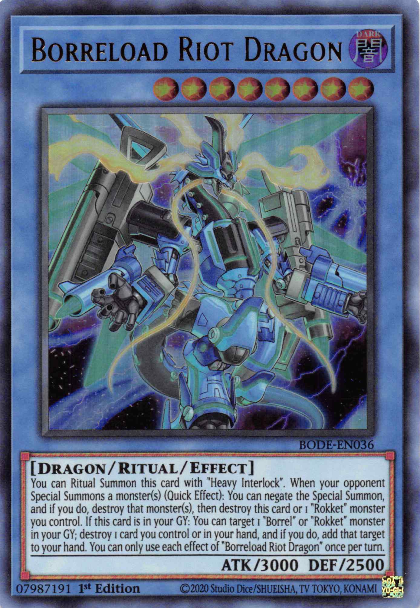 Borreload Riot Dragon [BODE-EN036] Ultra Rare | Play N Trade Winnipeg