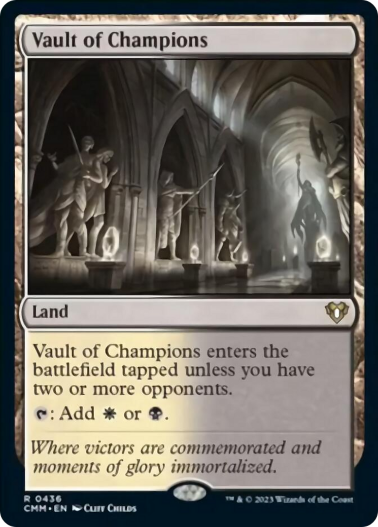 Vault of Champions [Commander Masters] | Play N Trade Winnipeg