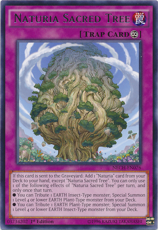 Naturia Sacred Tree [NECH-EN076] Rare | Play N Trade Winnipeg