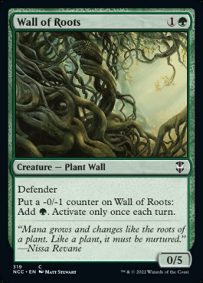 Wall of Roots [Streets of New Capenna Commander] | Play N Trade Winnipeg