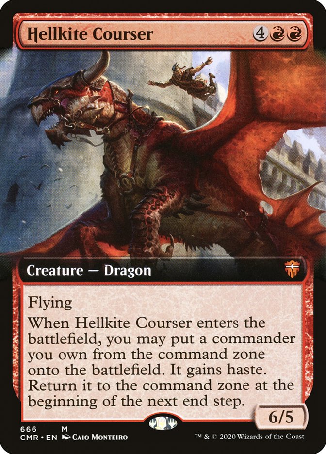 Hellkite Courser (Extended) [Commander Legends] | Play N Trade Winnipeg