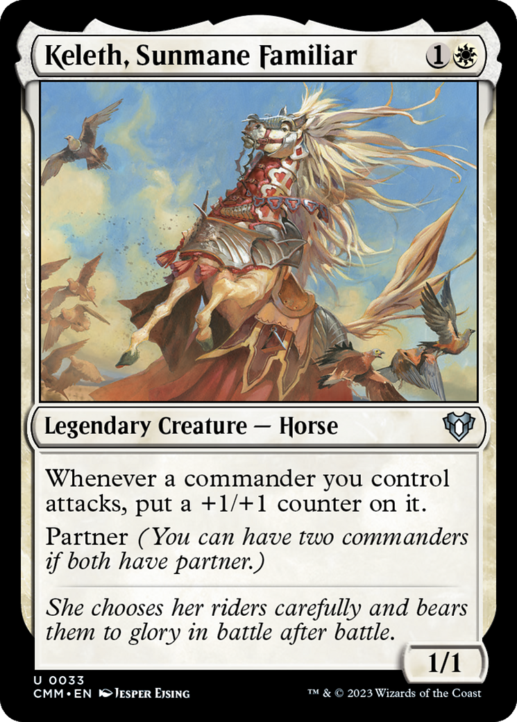 Keleth, Sunmane Familiar [Commander Masters] | Play N Trade Winnipeg