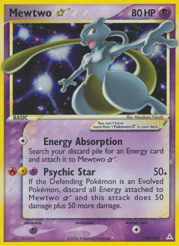 Mewtwo Star (103/110) [EX: Holon Phantoms] | Play N Trade Winnipeg