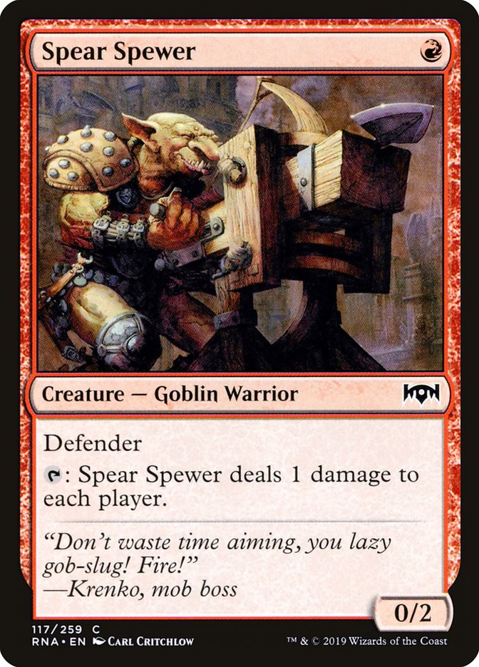 Spear Spewer [Ravnica Allegiance] | Play N Trade Winnipeg