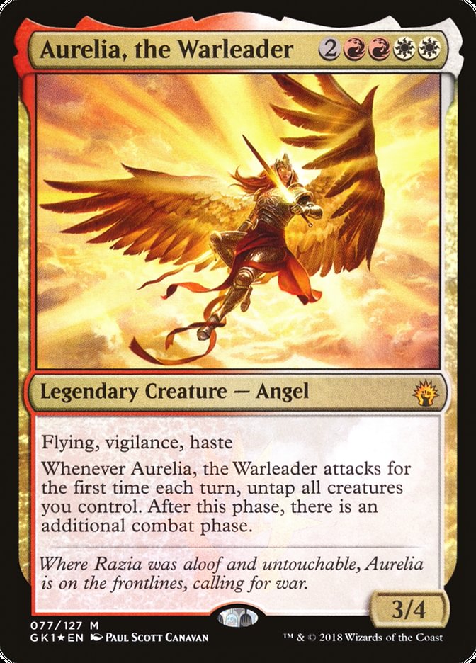 Aurelia, the Warleader [Guilds of Ravnica Guild Kit] | Play N Trade Winnipeg