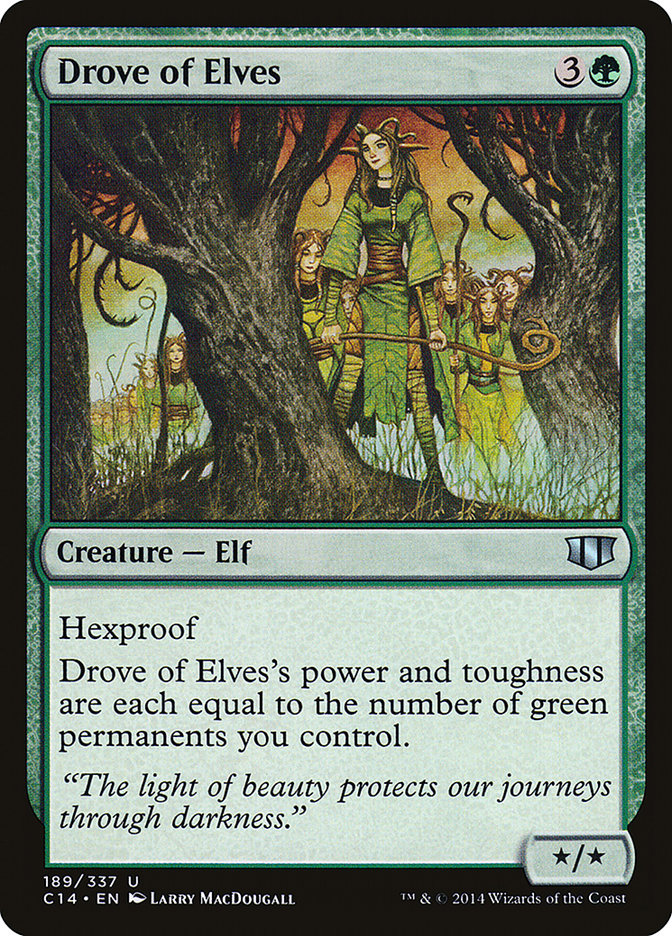 Drove of Elves [Commander 2014] | Play N Trade Winnipeg