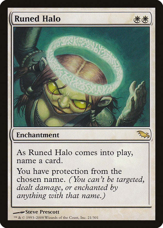 Runed Halo [Shadowmoor] | Play N Trade Winnipeg