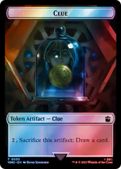 Copy // Clue (0055) Double-Sided Token (Surge Foil) [Doctor Who Tokens] | Play N Trade Winnipeg