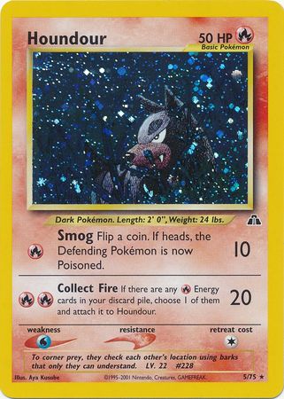 Houndour (5/75) [Neo Discovery Unlimited] | Play N Trade Winnipeg