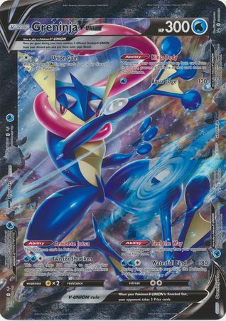 Greninja V-Union (Jumbo Card) [Sword & Shield: Black Star Promos] | Play N Trade Winnipeg