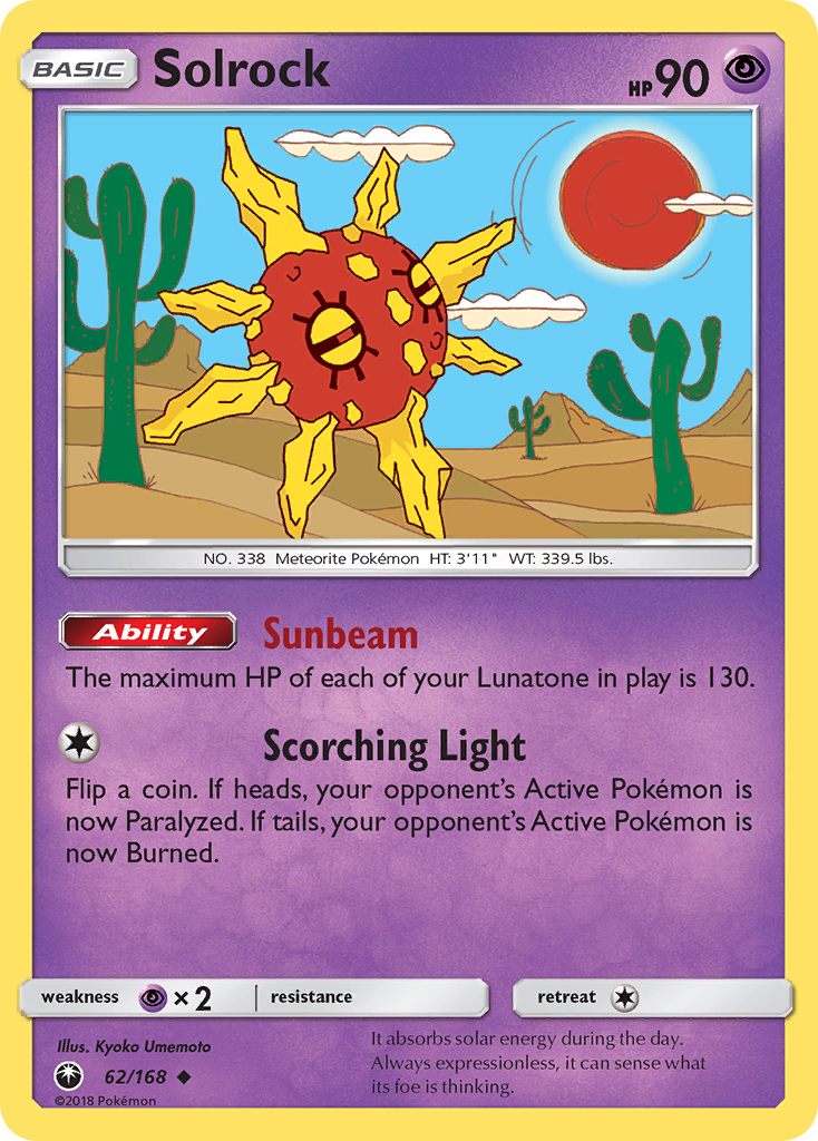 Solrock (62/168) [Sun & Moon: Celestial Storm] | Play N Trade Winnipeg