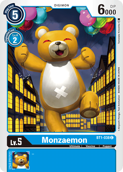 Monzaemon [BT1-038] [Release Special Booster Ver.1.0] | Play N Trade Winnipeg