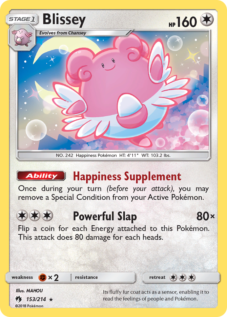 Blissey (153/214) [Sun & Moon: Lost Thunder] | Play N Trade Winnipeg