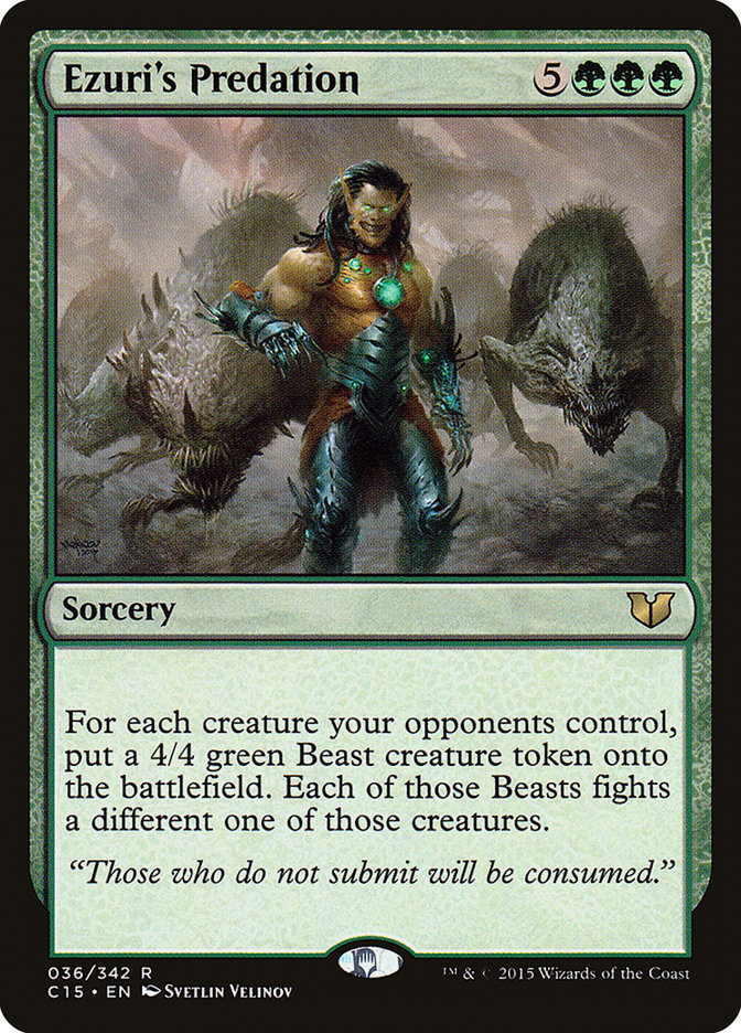 Ezuri's Predation [Commander 2015] | Play N Trade Winnipeg