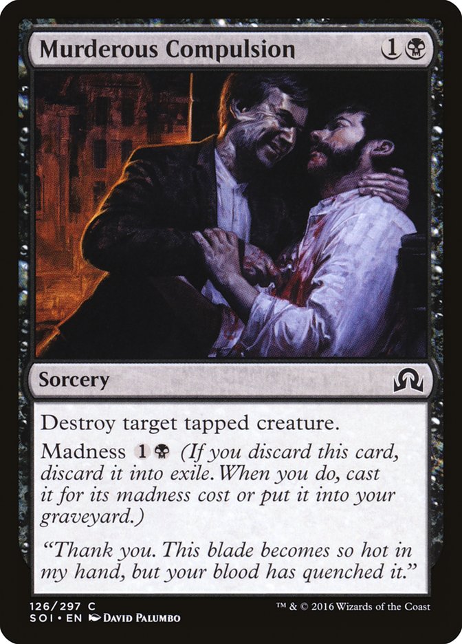 Murderous Compulsion [Shadows over Innistrad] | Play N Trade Winnipeg