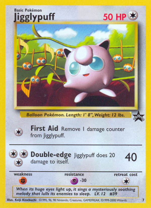 Jigglypuff (7) [Wizards of the Coast: Black Star Promos] | Play N Trade Winnipeg