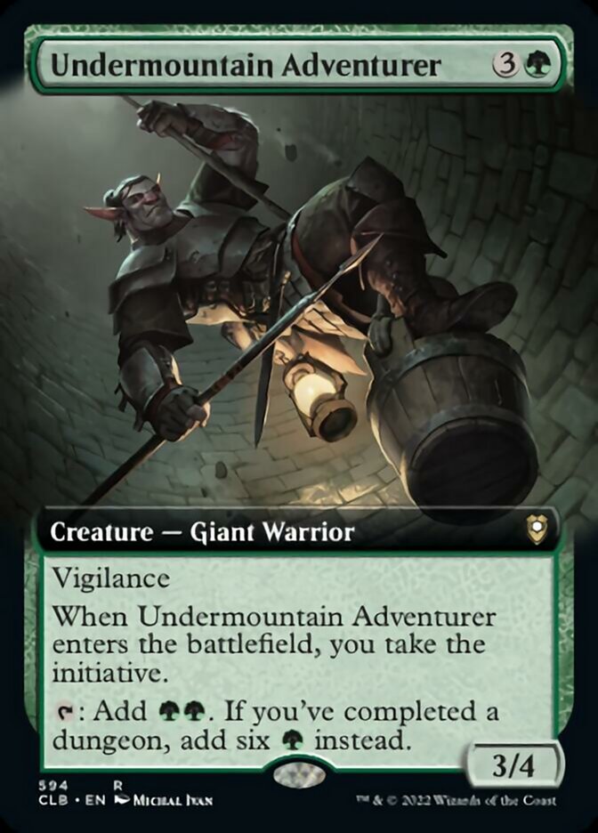 Undermountain Adventurer (Extended Art) [Commander Legends: Battle for Baldur's Gate] | Play N Trade Winnipeg