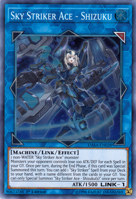 Sky Striker Ace - Shizuku [DASA-EN028] Super Rare | Play N Trade Winnipeg