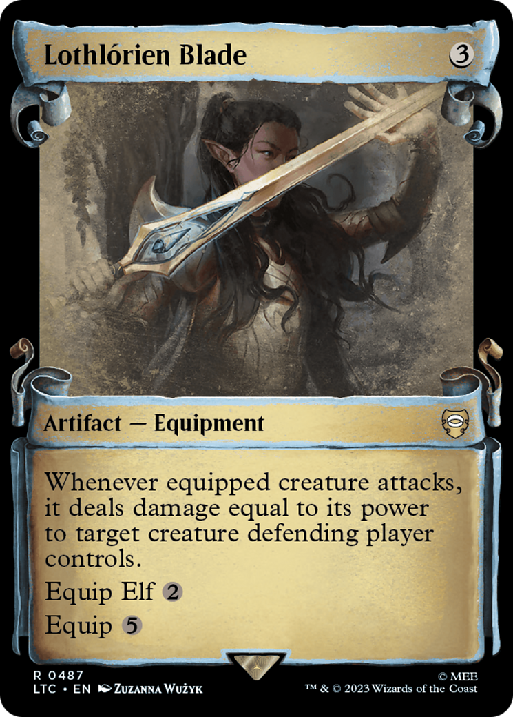 Lothlorien Blade [The Lord of the Rings: Tales of Middle-Earth Commander Showcase Scrolls] | Play N Trade Winnipeg