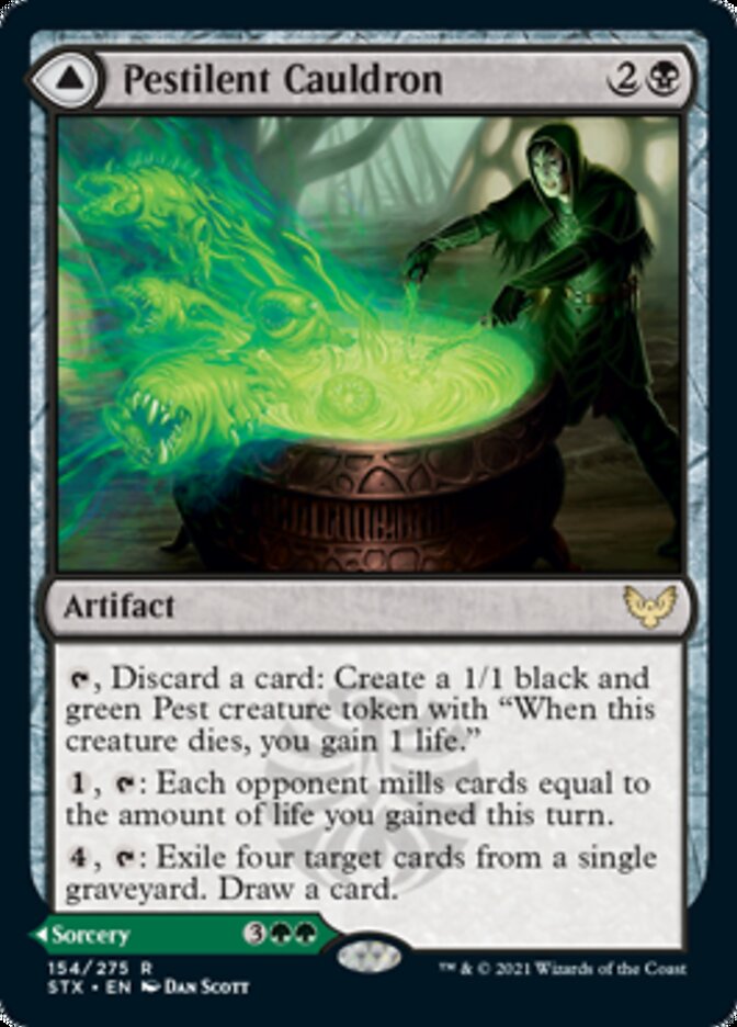 Pestilent Cauldron // Restorative Burst [Strixhaven: School of Mages] | Play N Trade Winnipeg
