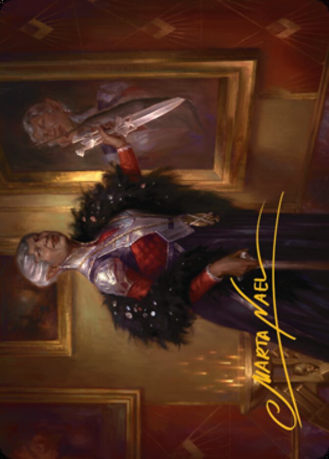 Evelyn, the Covetous Art Card (Gold-Stamped Signature) [Streets of New Capenna Art Series] | Play N Trade Winnipeg