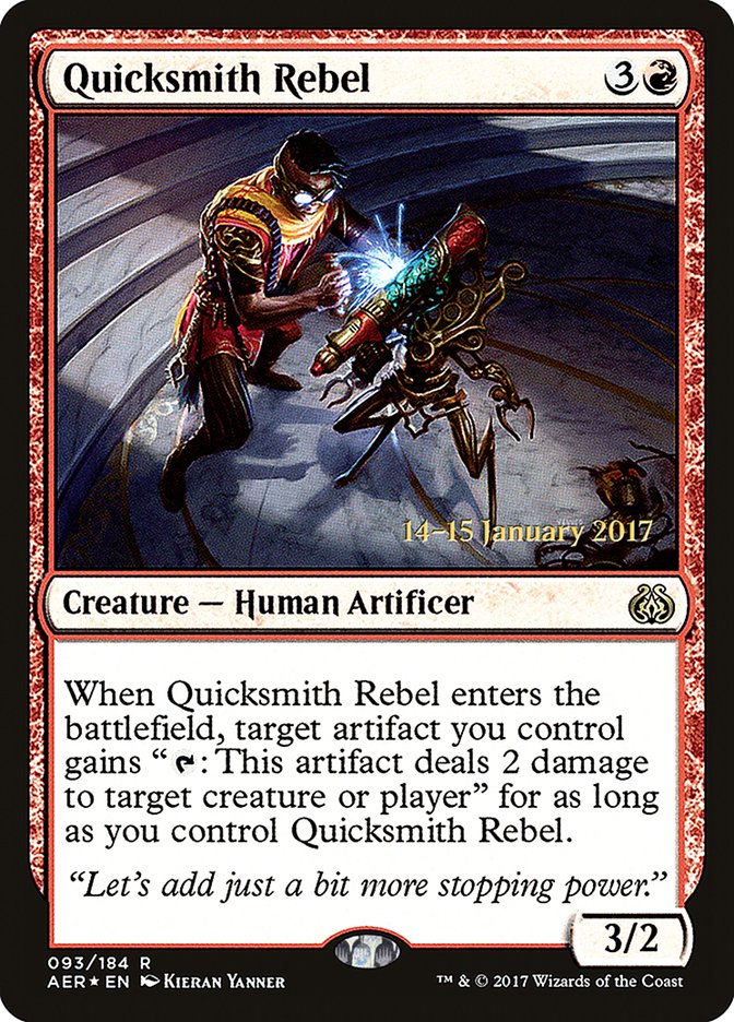 Quicksmith Rebel  [Aether Revolt Prerelease Promos] | Play N Trade Winnipeg