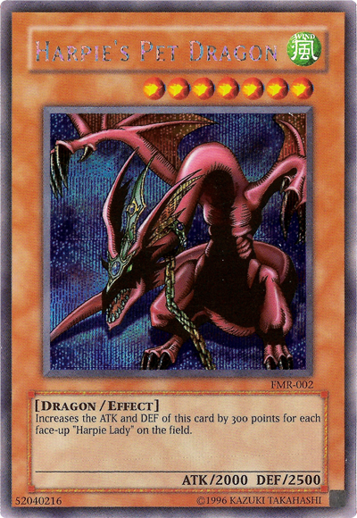 Harpie's Pet Dragon (Forbidden Memories) [FMR-002] Prismatic Secret Rare | Play N Trade Winnipeg