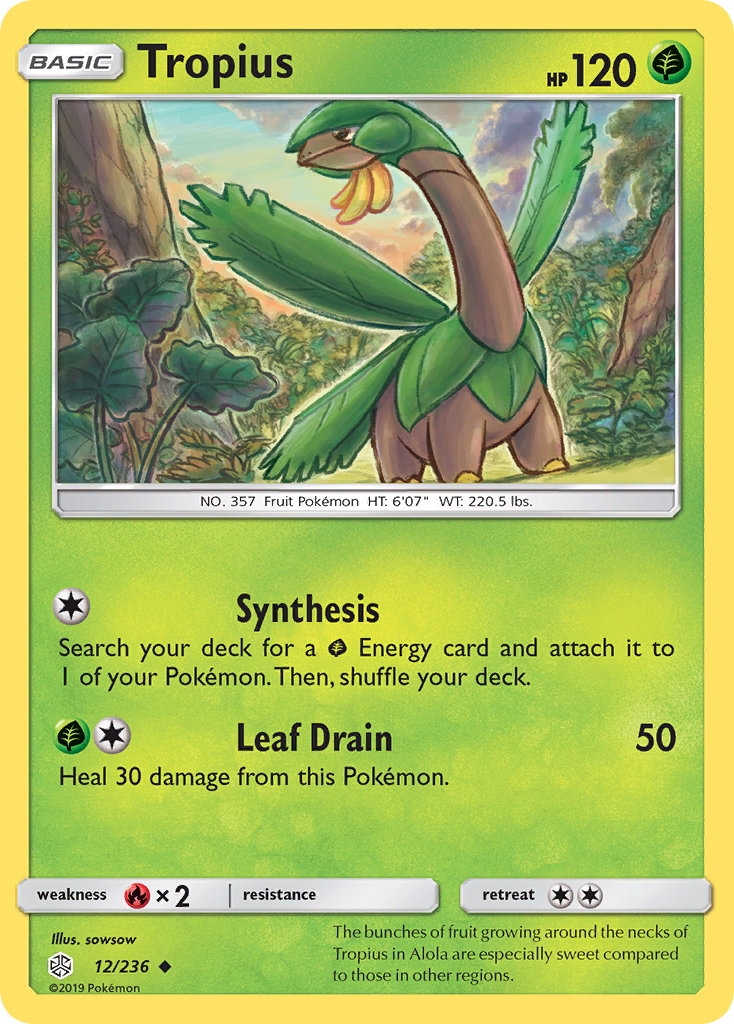 Tropius (12/236) [Sun & Moon: Cosmic Eclipse] | Play N Trade Winnipeg