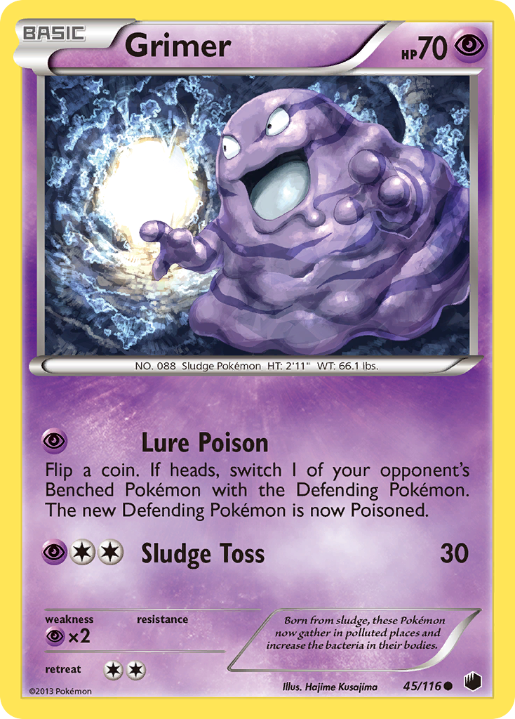 Grimer (45/116) [Black & White: Plasma Freeze] | Play N Trade Winnipeg