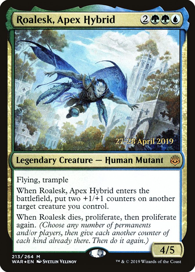 Roalesk, Apex Hybrid  [War of the Spark Prerelease Promos] | Play N Trade Winnipeg