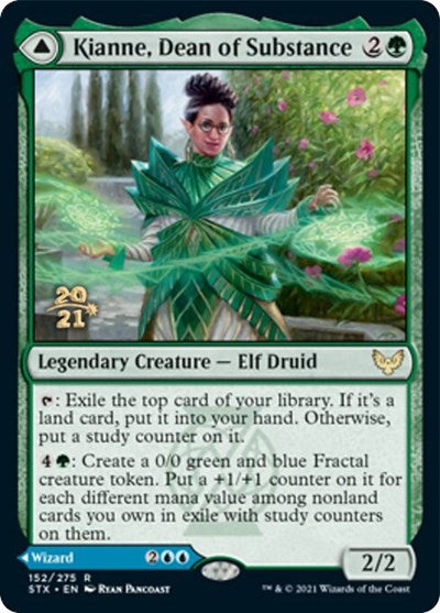 Kianne, Dean of Substance // Imbraham, Dean of Theory [Strixhaven: School of Mages Prerelease Promos] | Play N Trade Winnipeg