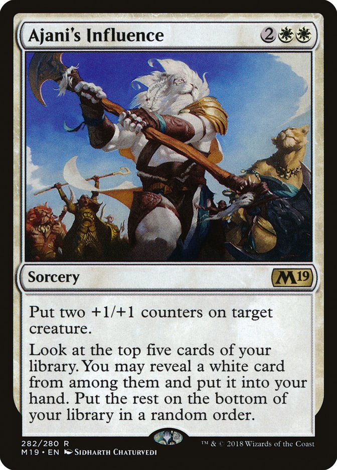 Ajani's Influence [Core Set 2019] | Play N Trade Winnipeg