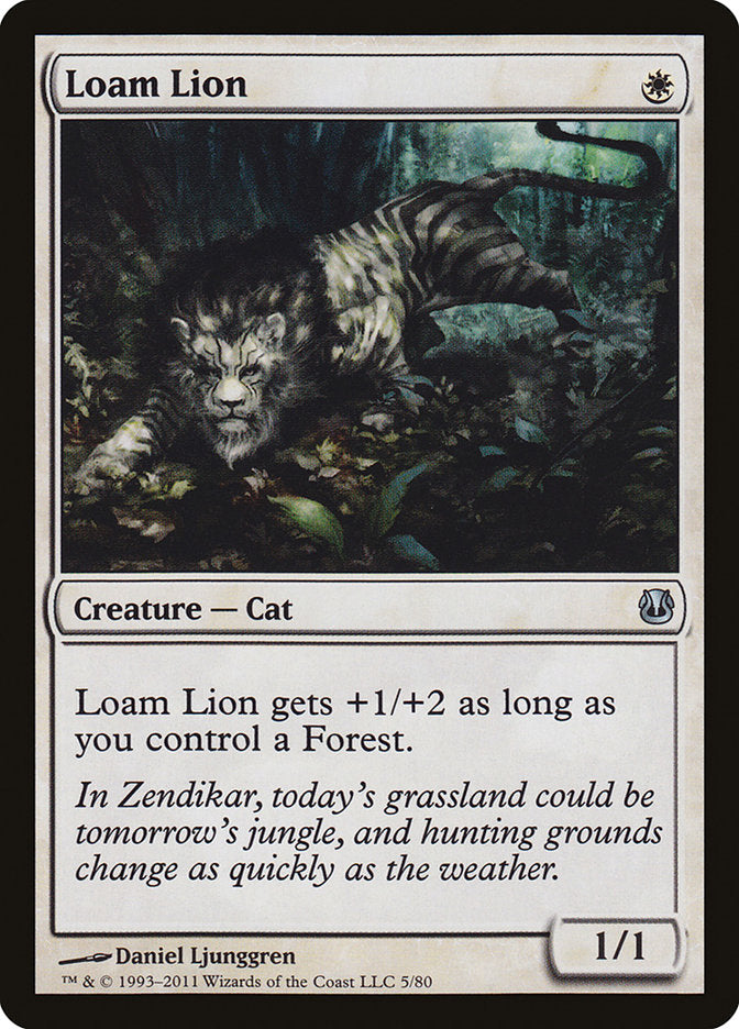 Loam Lion [Duel Decks: Ajani vs. Nicol Bolas] | Play N Trade Winnipeg