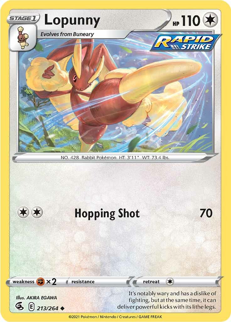 Lopunny (213/264) [Sword & Shield: Fusion Strike] | Play N Trade Winnipeg