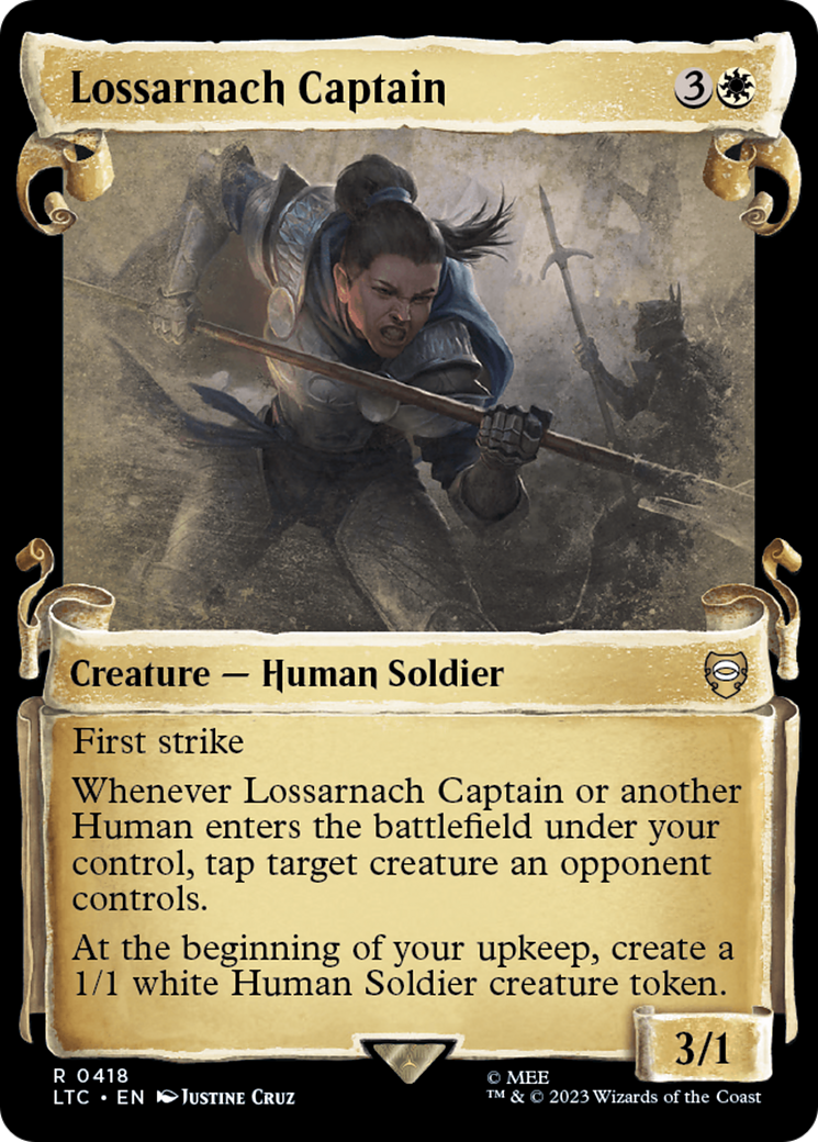 Lossarnach Captain [The Lord of the Rings: Tales of Middle-Earth Commander Showcase Scrolls] | Play N Trade Winnipeg