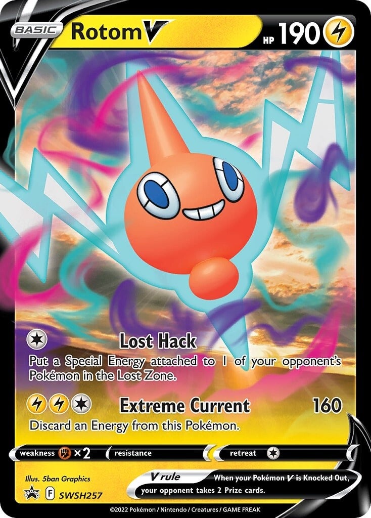 Rotom V (SWSH257) [Sword & Shield: Black Star Promos] | Play N Trade Winnipeg