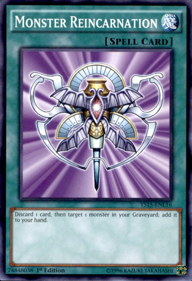 Monster Reincarnation [YS15-ENL16] Common | Play N Trade Winnipeg