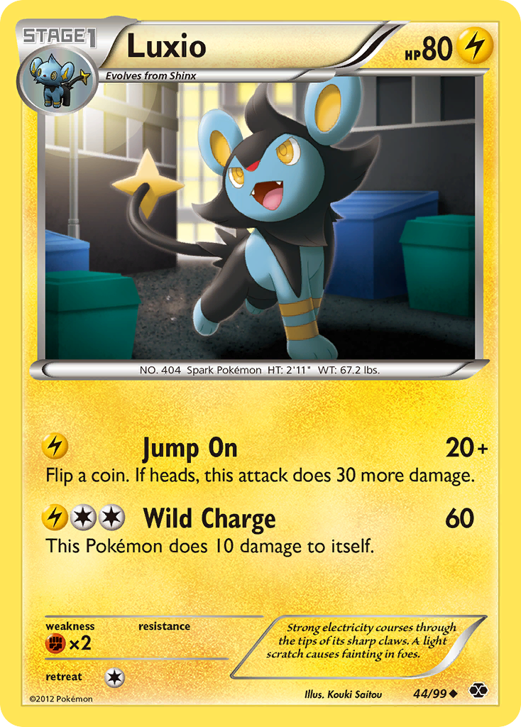 Luxio (44/99) [Black & White: Next Destinies] | Play N Trade Winnipeg