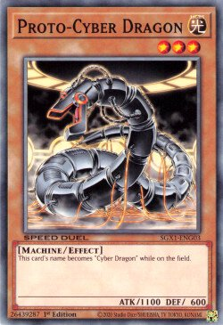 Proto-Cyber Dragon [SGX1-ENG03] Common | Play N Trade Winnipeg