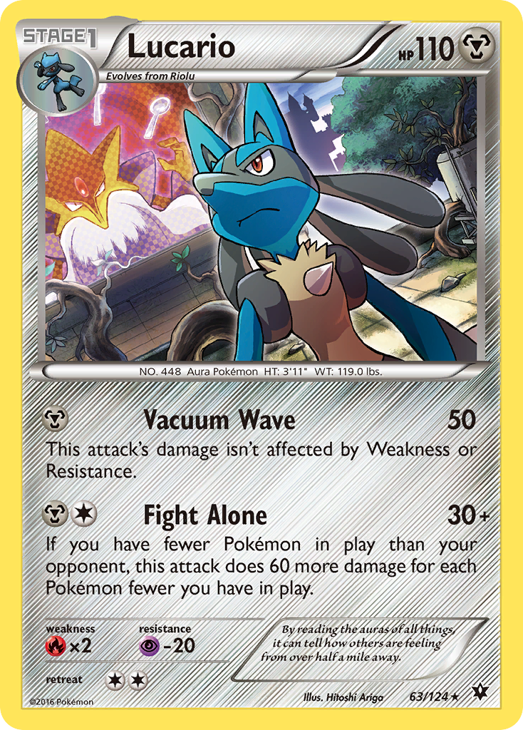 Lucario (63/124) [XY: Fates Collide] | Play N Trade Winnipeg