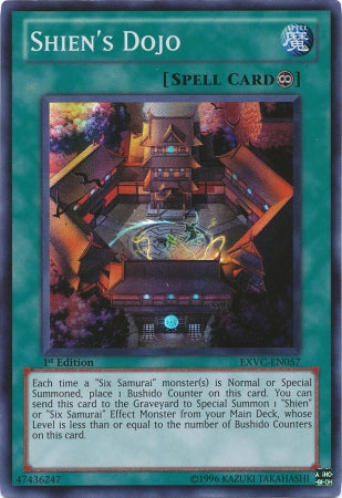 Shien's Dojo [EXVC-EN057] Super Rare | Play N Trade Winnipeg