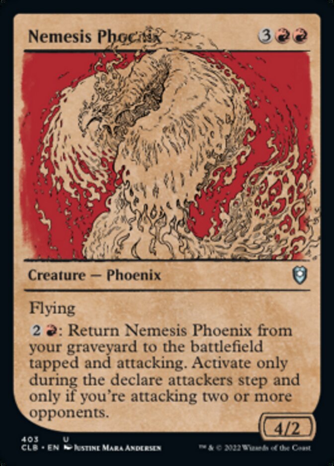 Nemesis Phoenix (Showcase) [Commander Legends: Battle for Baldur's Gate] | Play N Trade Winnipeg