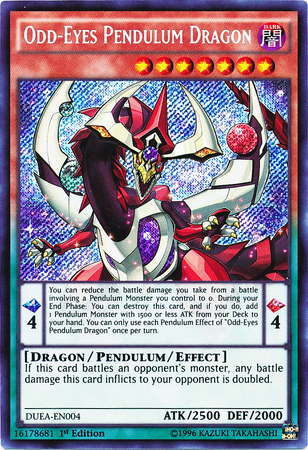 Odd-Eyes Pendulum Dragon [DUEA-EN004] Secret Rare | Play N Trade Winnipeg