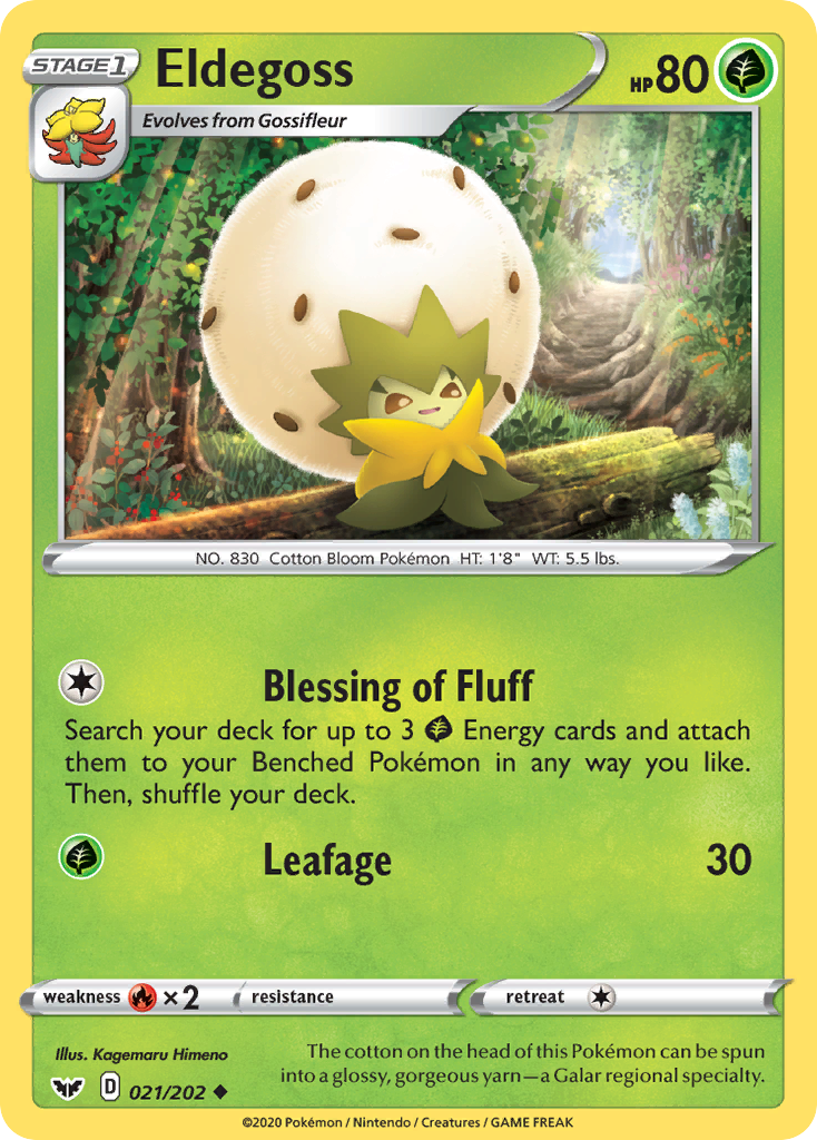 Eldegoss (021/202) [Sword & Shield: Base Set] | Play N Trade Winnipeg