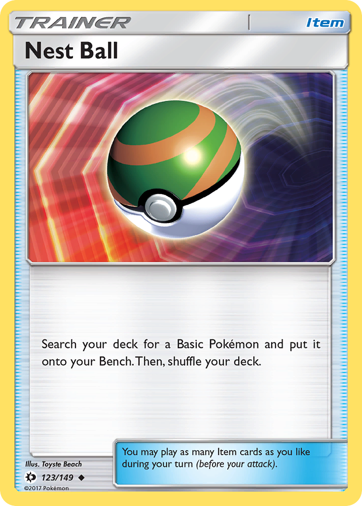 Nest Ball (123/149) [Sun & Moon: Base Set] | Play N Trade Winnipeg