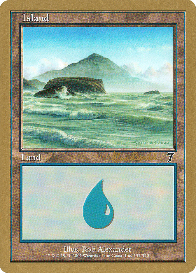 Island (ab333) (Alex Borteh) [World Championship Decks 2001] | Play N Trade Winnipeg