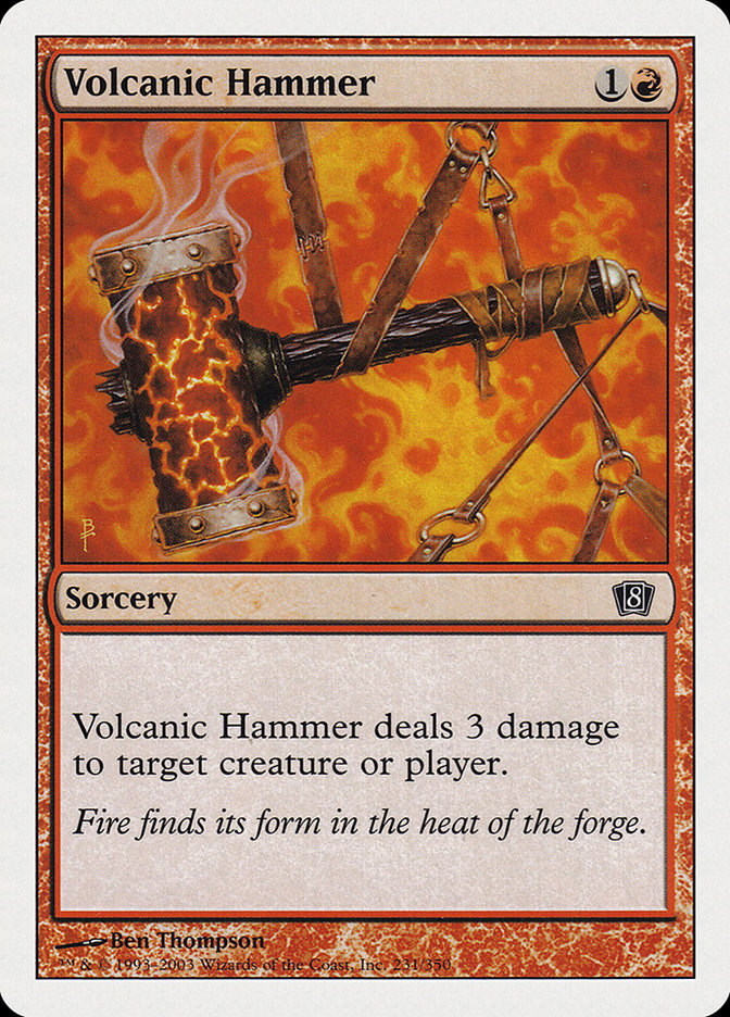 Volcanic Hammer [Eighth Edition] | Play N Trade Winnipeg