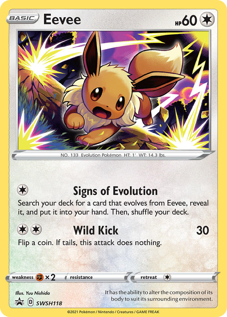 Eevee (SWSH118) [Sword & Shield: Black Star Promos] | Play N Trade Winnipeg